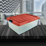 Caja de Almacenamiento Goliat, 32 L, 1 Pieza, Color Naranja