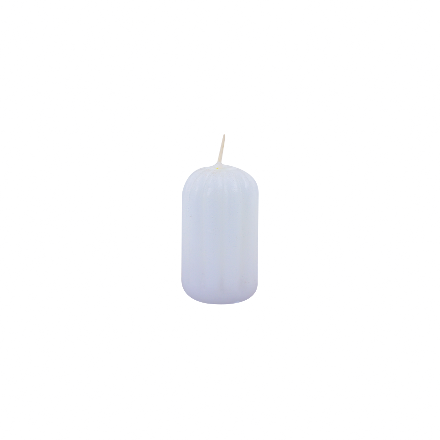 Vela Votive Oval color Blanco