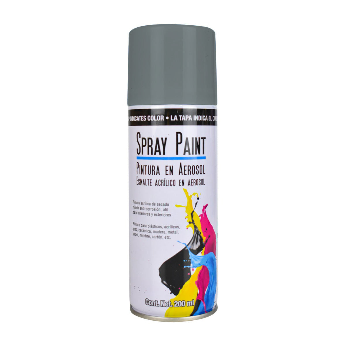 Pintura en Aerosol color Gris 200ml