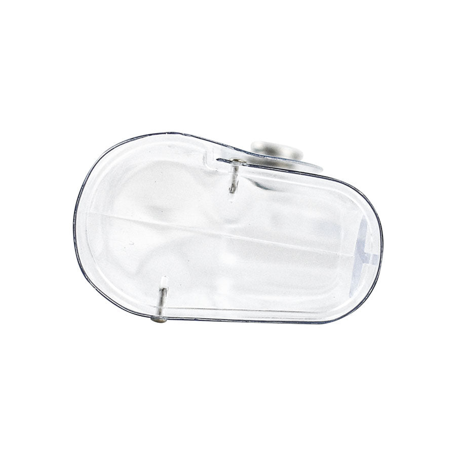 Estuche para Lentes Transparente con Botón de Cerrado