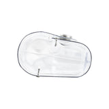 Estuche para Lentes Transparente con Botón de Cerrado