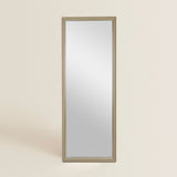 Espejo Cuadrado Color Beige 30 x 90 cm