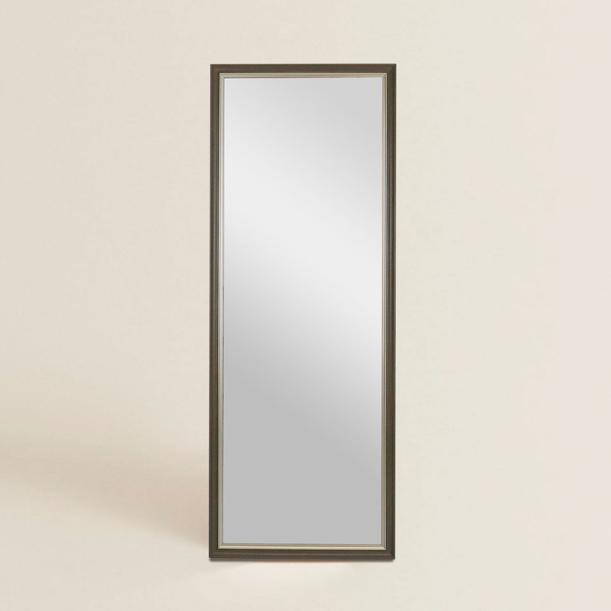 Espejo Rectangular con Marco Color Chocolate