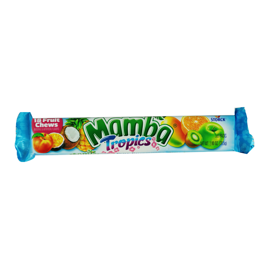 Mamba Tropics, Dulces Masticables, 79.5 g