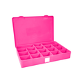 Caja Eco con 18 Divisiones 26 x 19 x 4cm color Rosa
