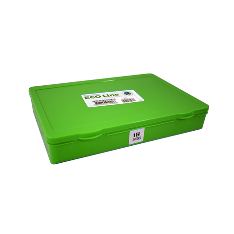 Caja Eco con 18 Divisiones 26 x 19 x 4cm color Verde
