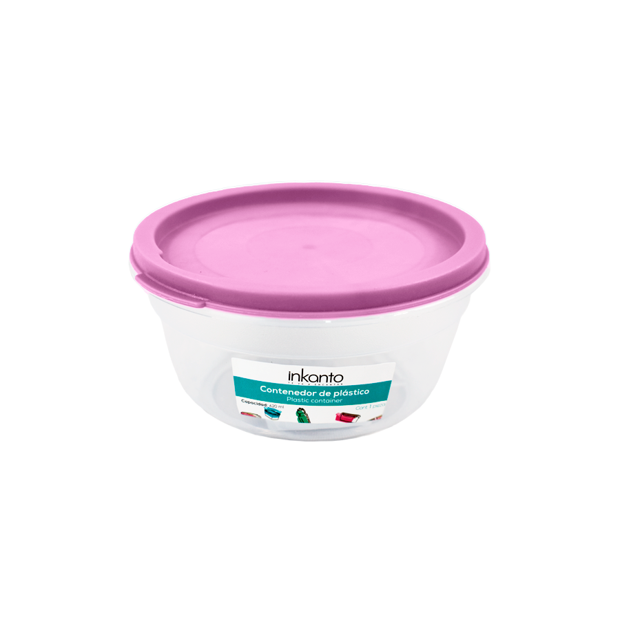 Bote para Refri 620ml color Morado