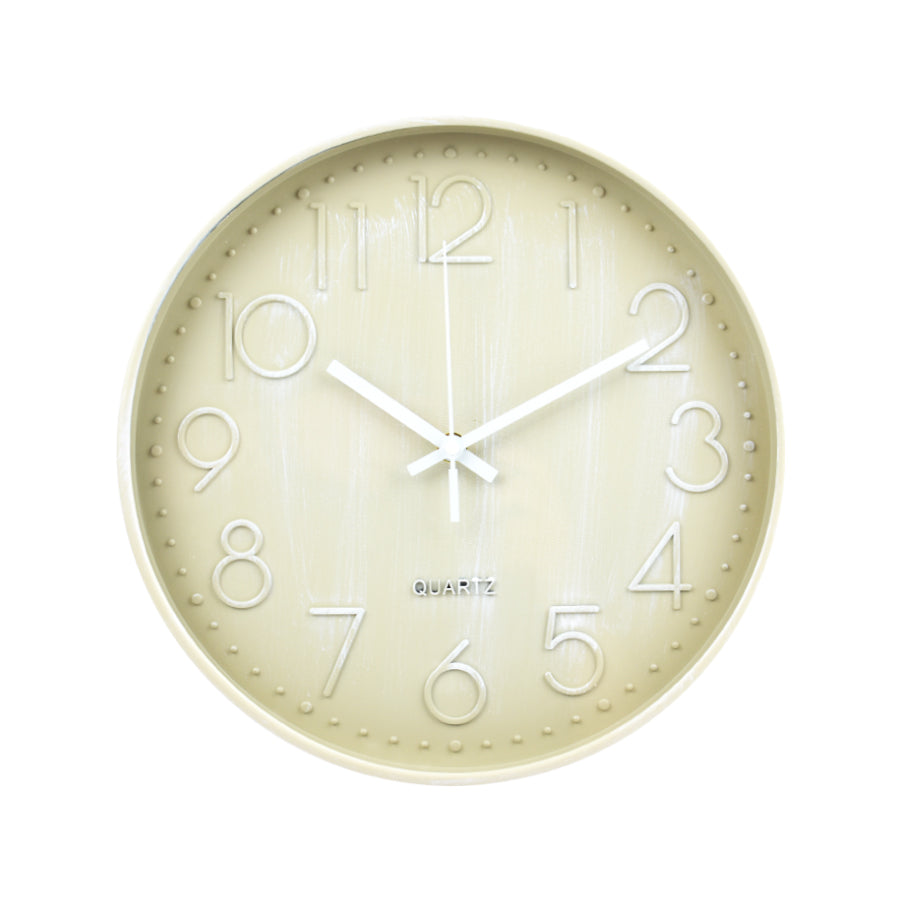 Reloj de Pared Deluxe 29cm color Beige