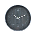 Reloj de Pared Deluxe 29cm color Negro