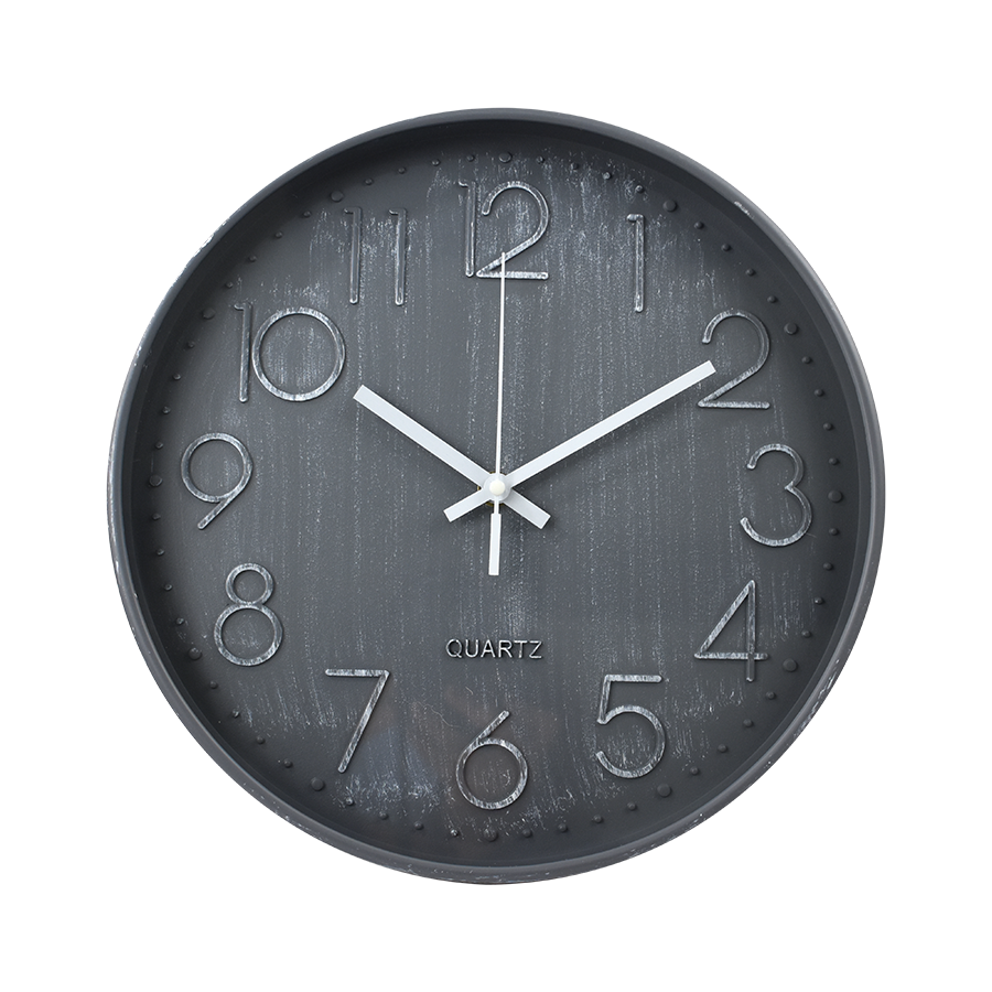 Reloj de Pared Deluxe 29.5cm color Negro