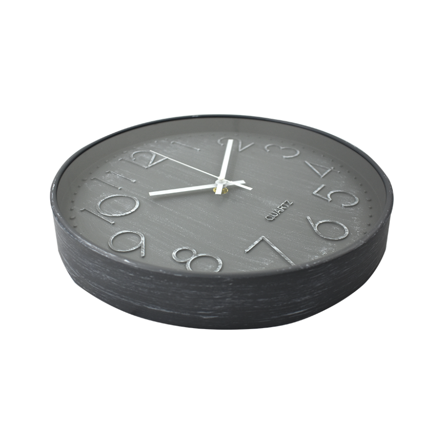 Reloj de Pared Deluxe 29.5cm color Negro