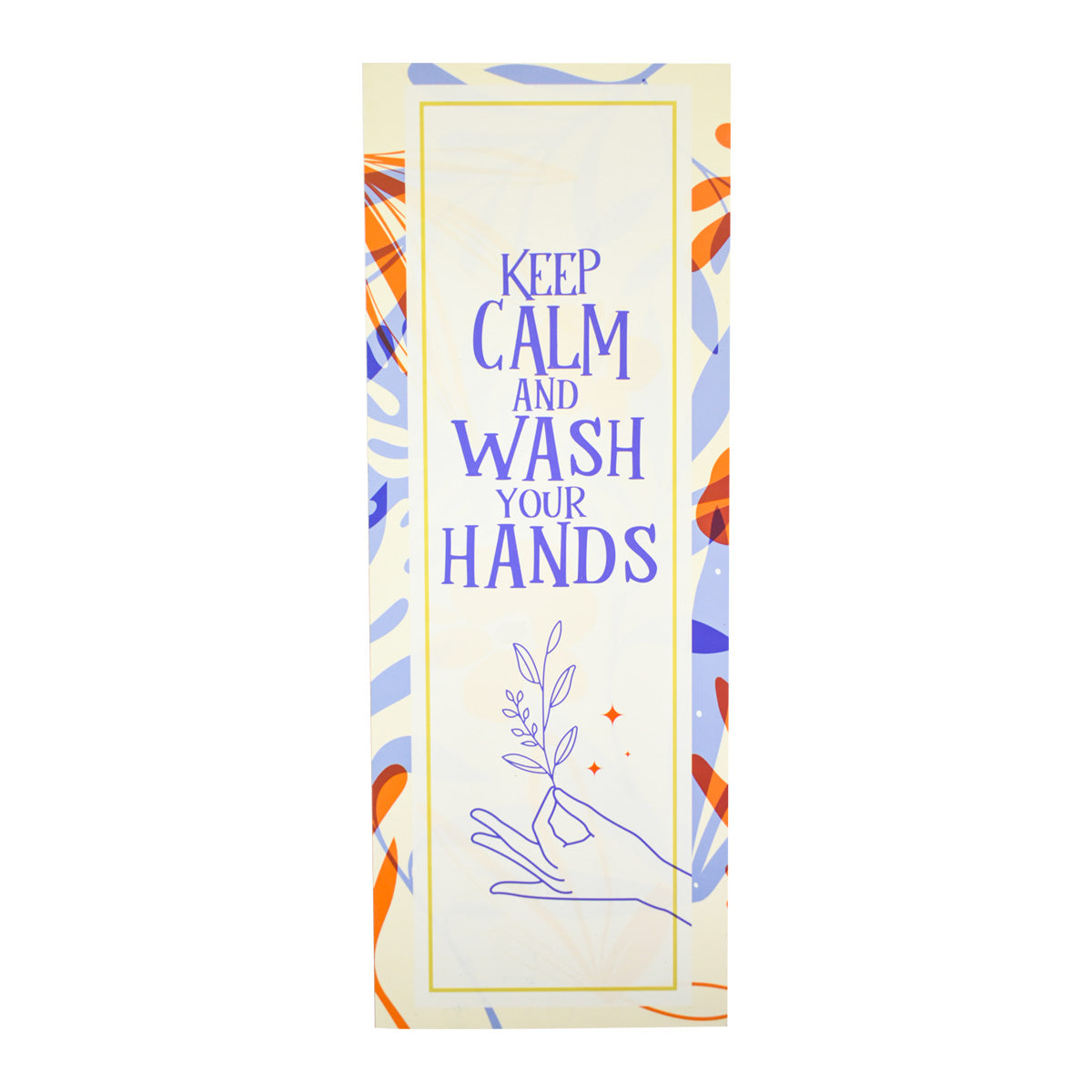 Letrero Decorativo Keep Calm and Wash your Hands