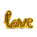 Letrero Love Decorativo Brillante, Color Amarillo.