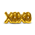 Letrero XOXO Decorativo Brillante, Color Amarillo.