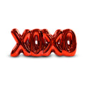 Letrero XOXO Decorativo Brillante, Color Rojo.