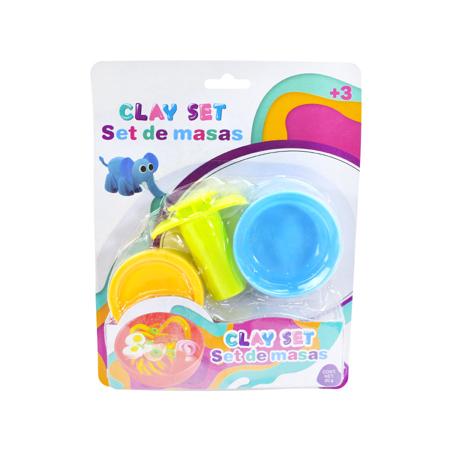 Set de Masa 20g + 3 Moldes