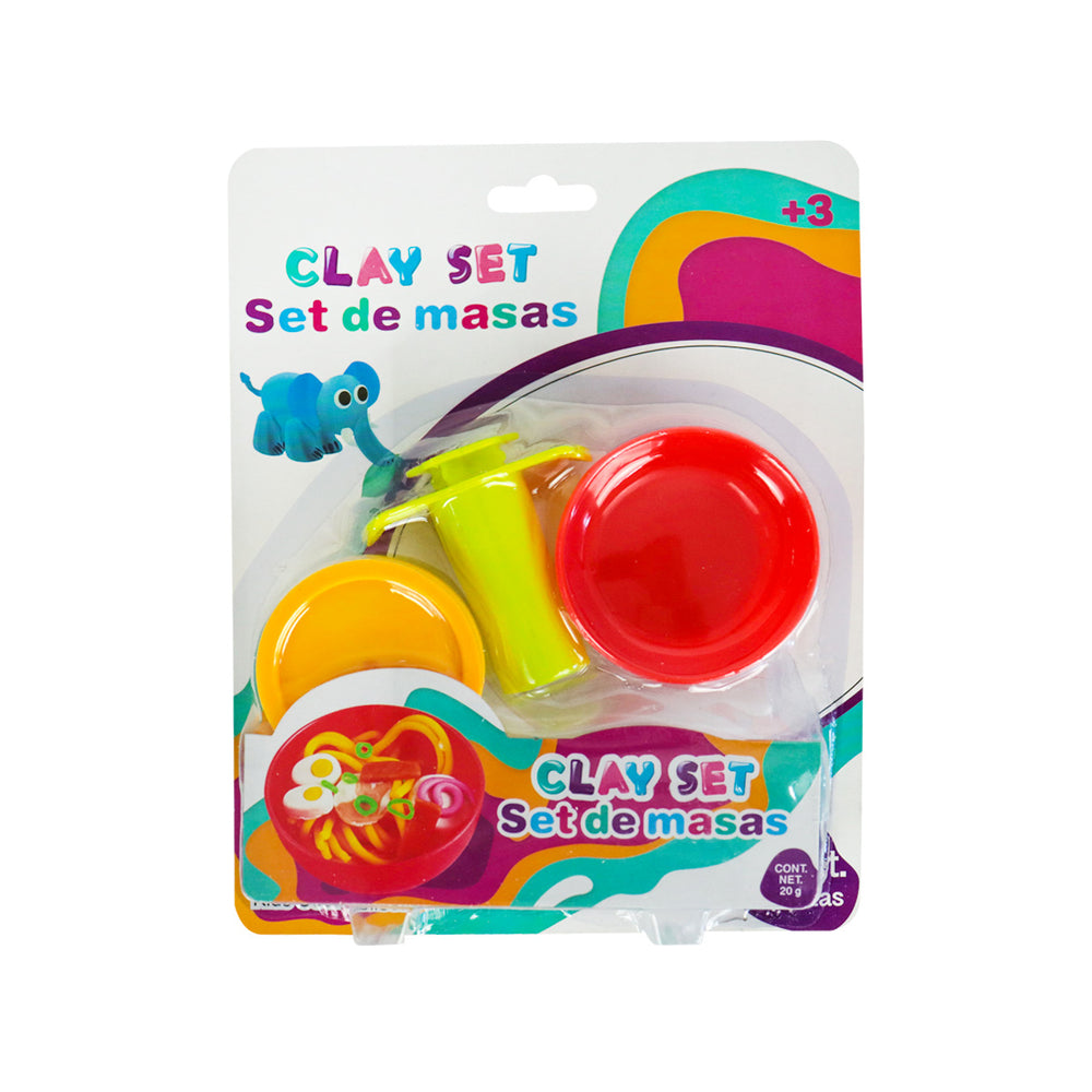 Set de Masa 20g + 3 Moldes