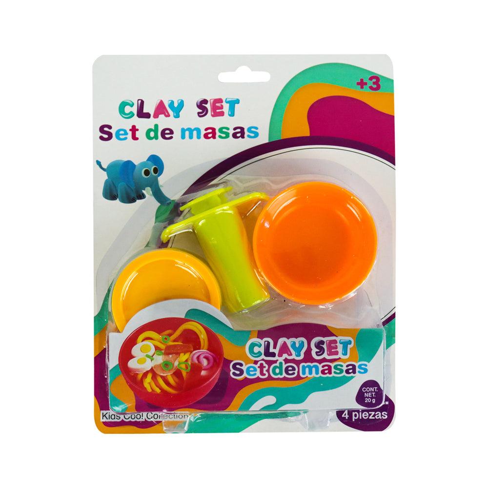 Set de Masa 20g + 3 Moldes