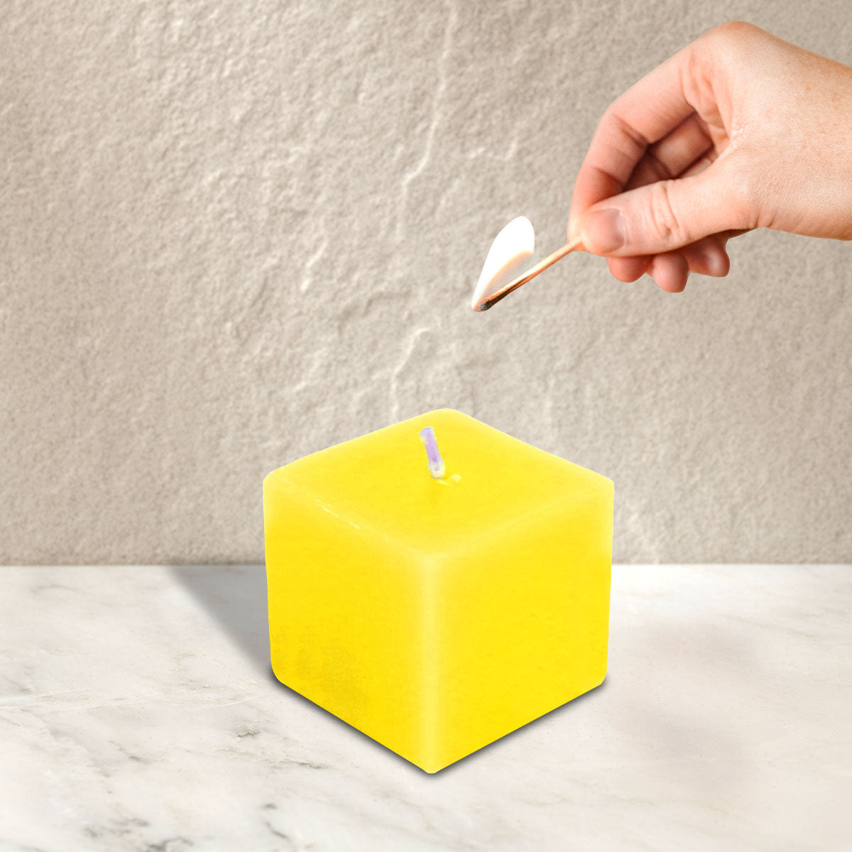 Mini Cirio Aromático color Amarillo