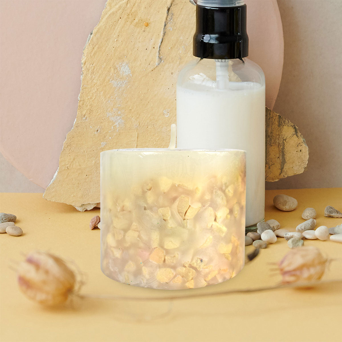 Vela Home Inspiration color Crema 5.5x6cm