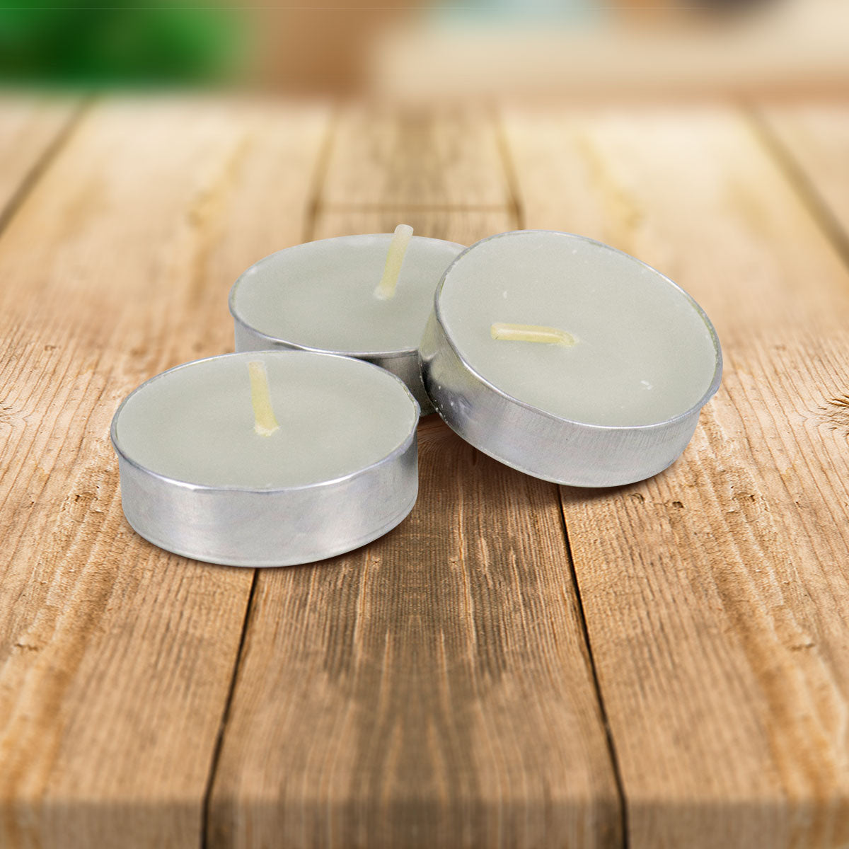 Velas Tealight de 12 pzas color Blanco