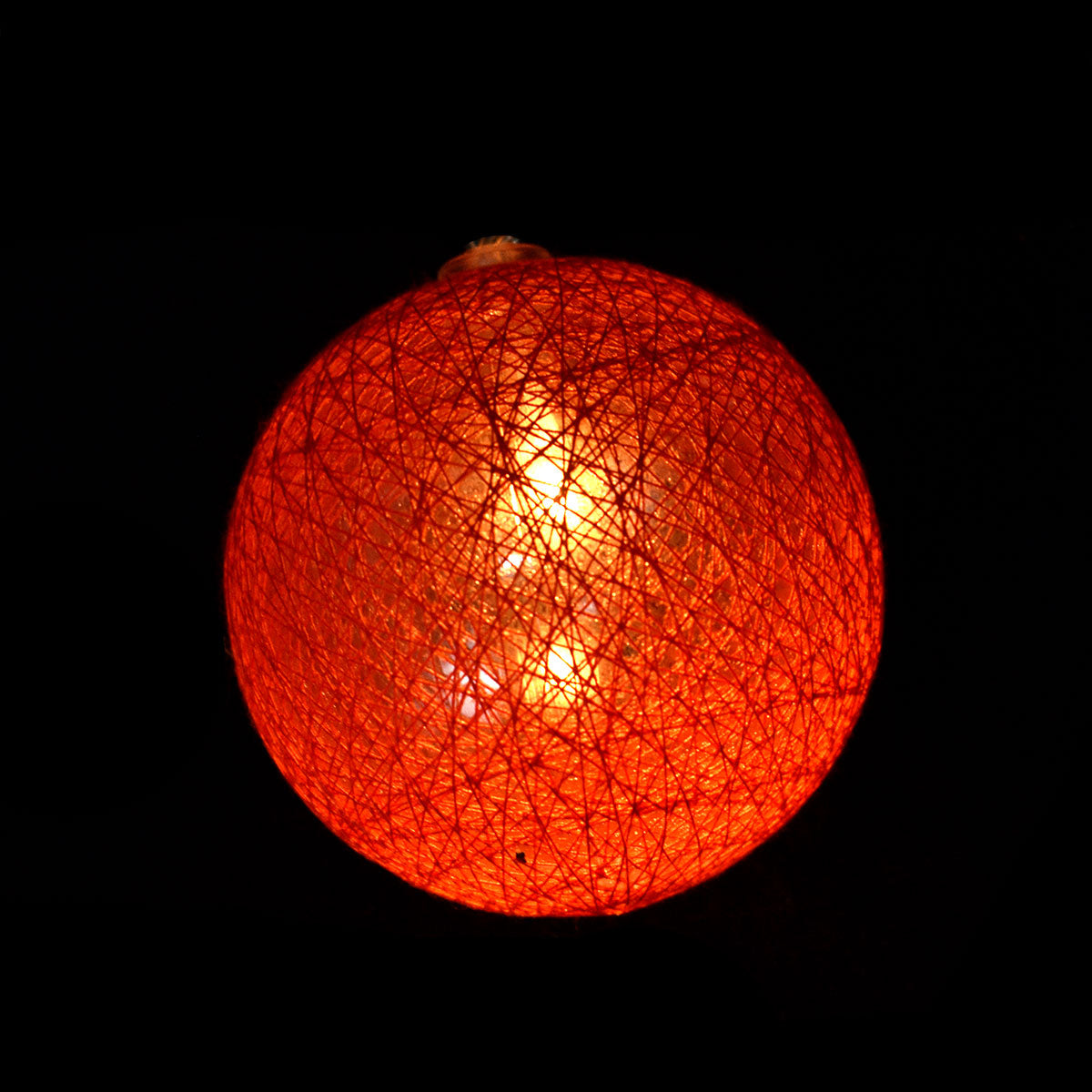 Serie de Luces en Forma de Esfera Roja 1.5m