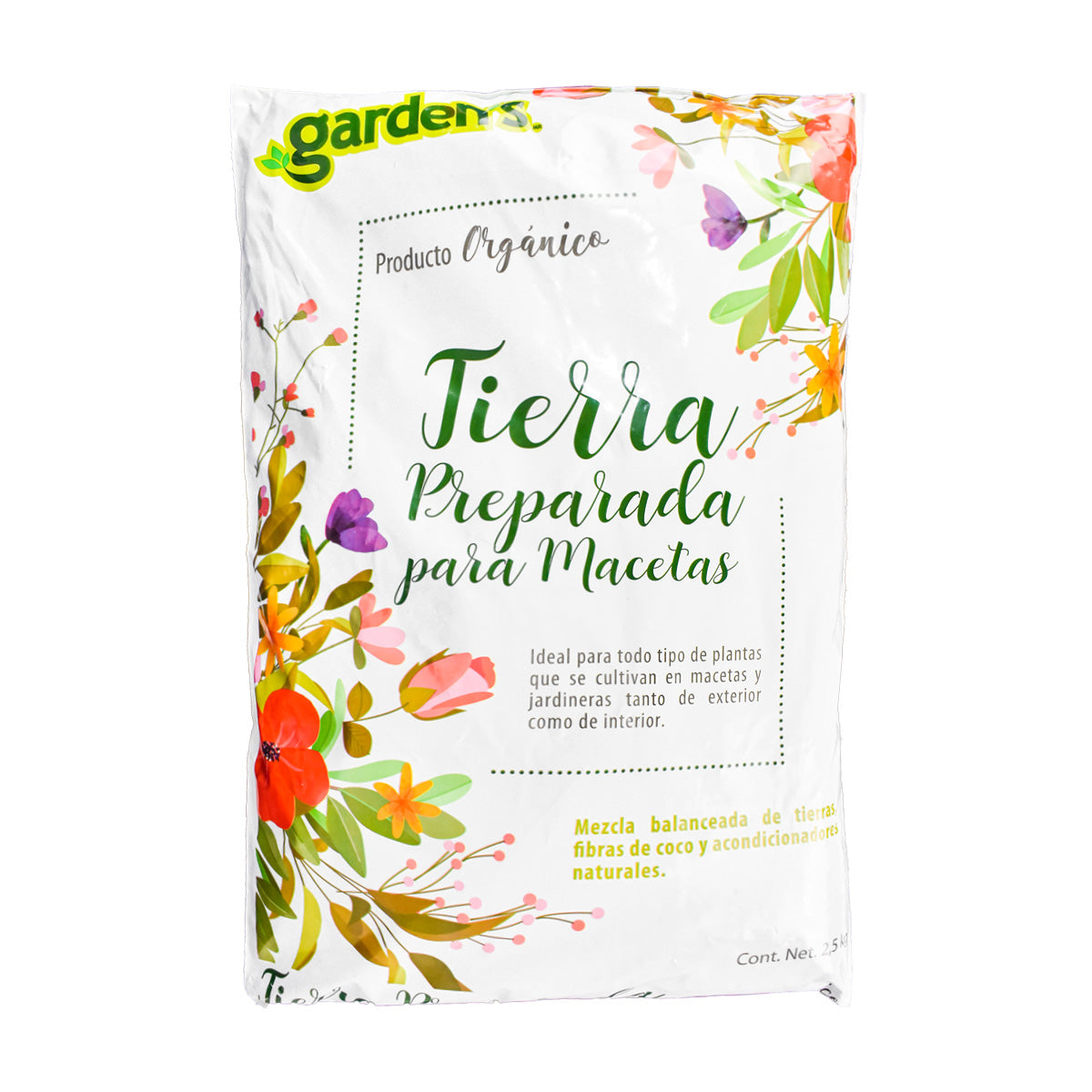 Tierra Preparada para Macetas 2,5Kg