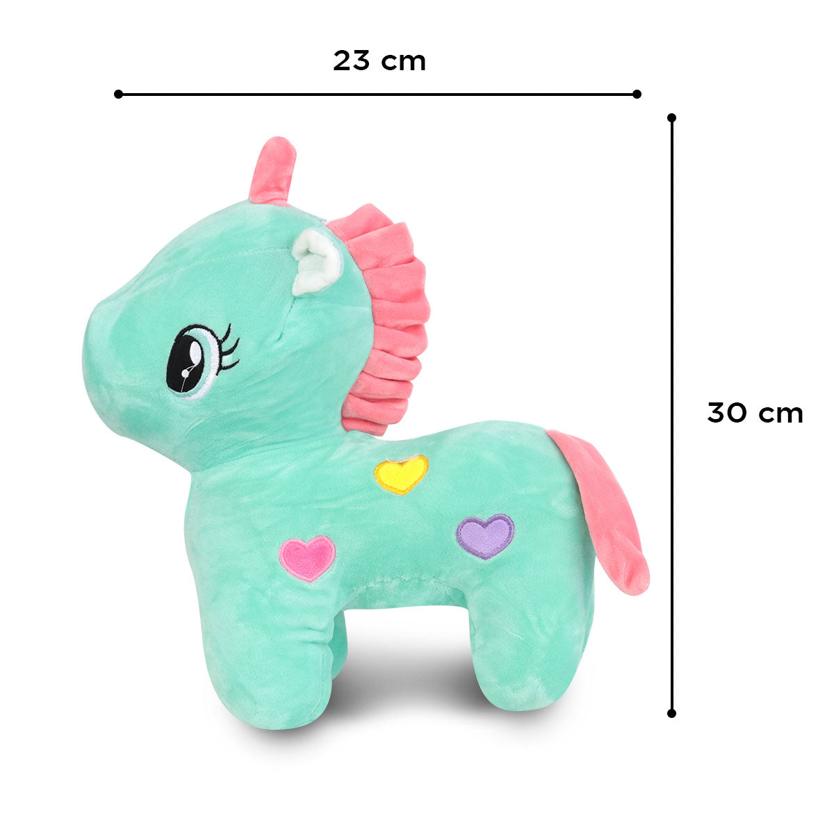 Peluche de Unicornio Color Esmeralda