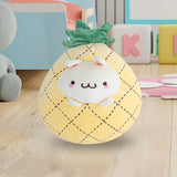 Piña de Peluche con Conejo Amarillo