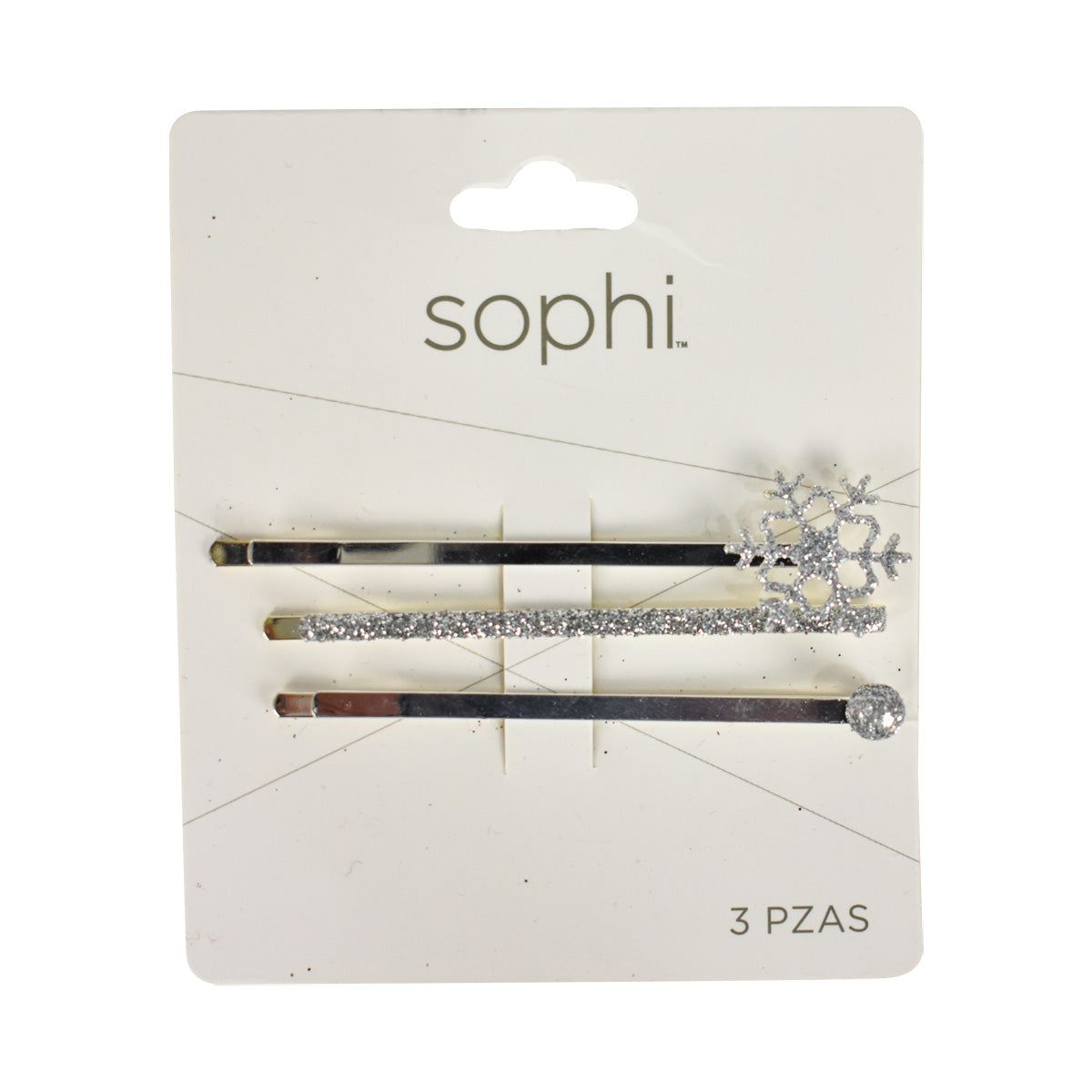 Paquete de 3 Prendedores para el Cabello Colección Navidad