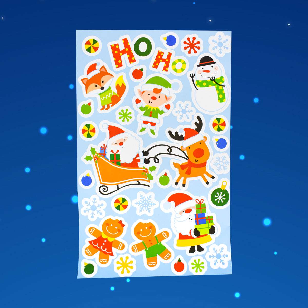 Stickers/Estampas Navideñas 3 Hojas