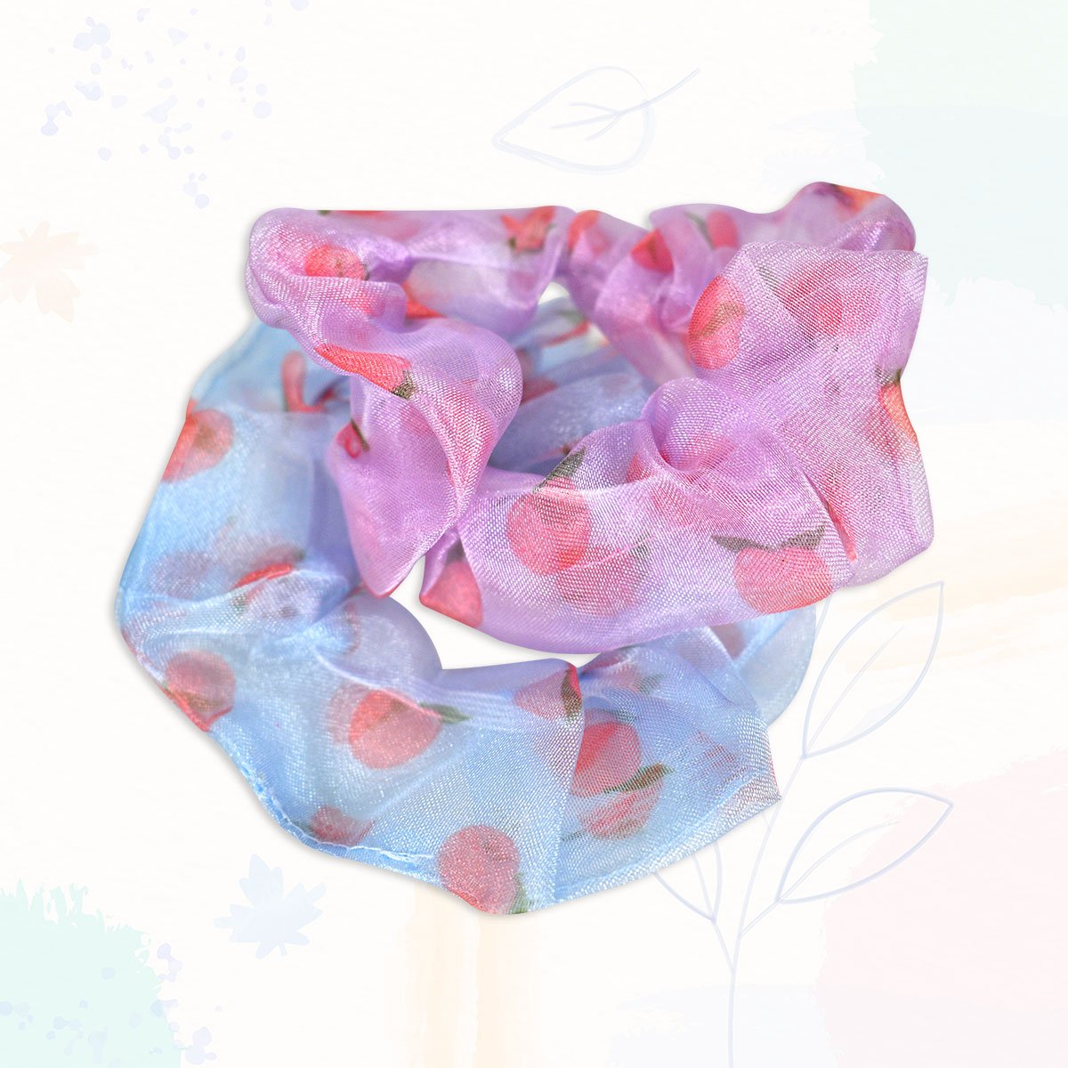 Par de Scrunchies para Cabello Owly