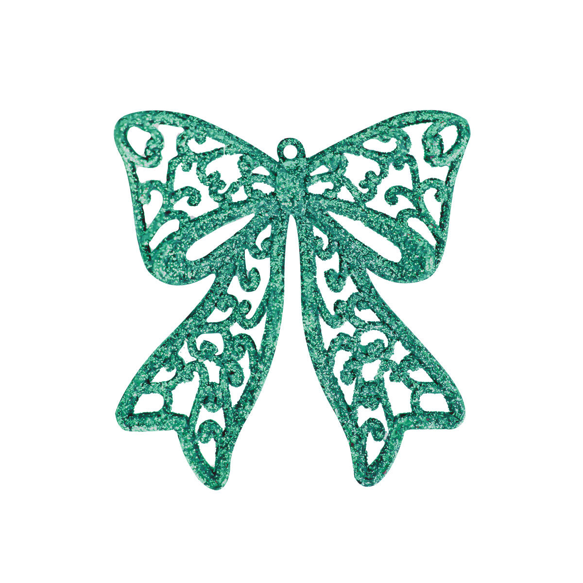 Moño Decorativo Navideño color Azul 12cm