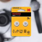 Pilas de Litio Kodak 2 piezas 3V