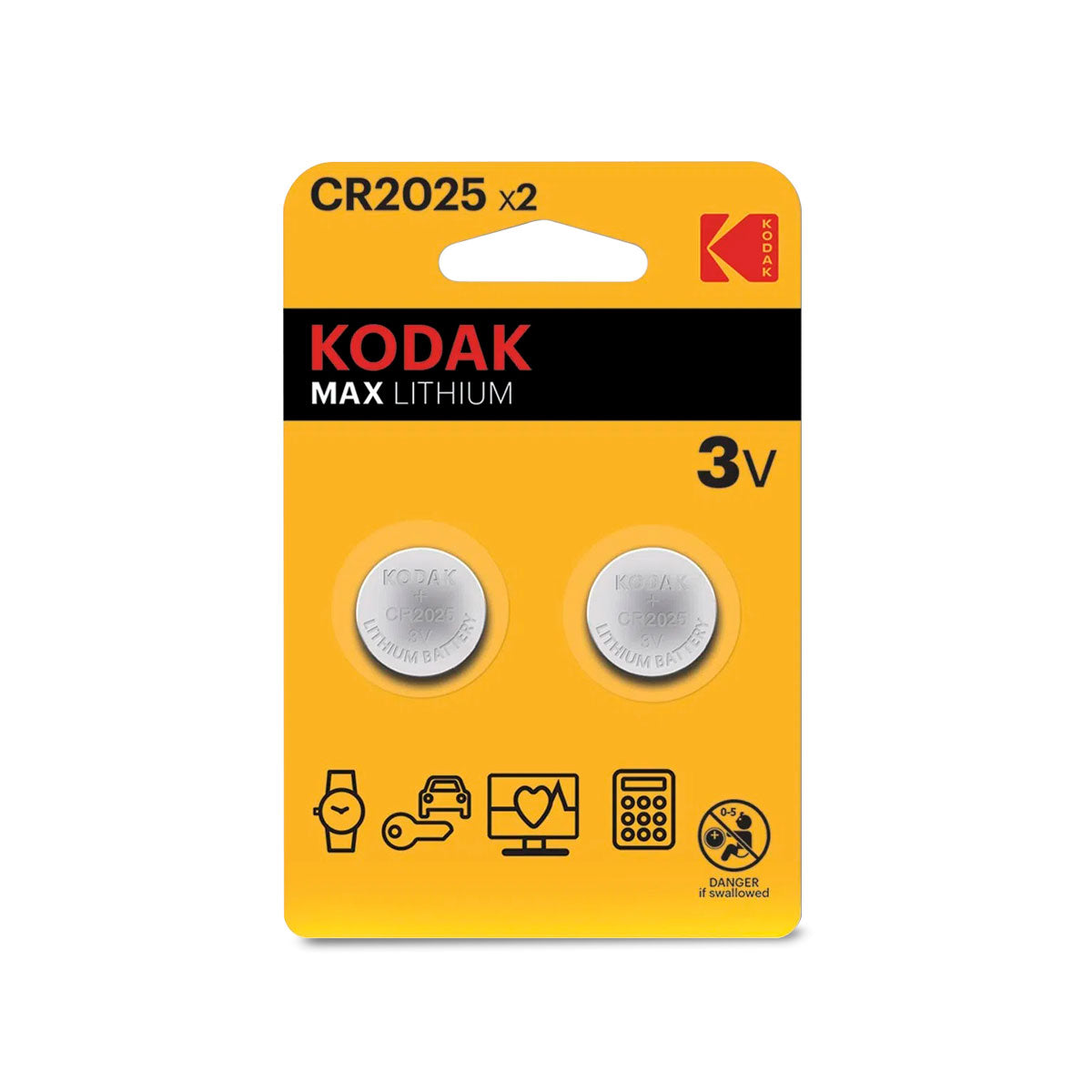 Pilas de Litio Kodak 2 piezas 3V