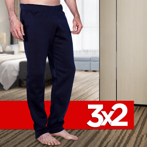 Pants de Felpa para caballero Color Azul Marino ¡3x2!