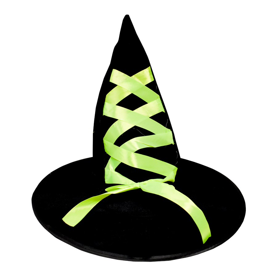 HW20 WITCH HAT WITH RIBBON (4751767076913)