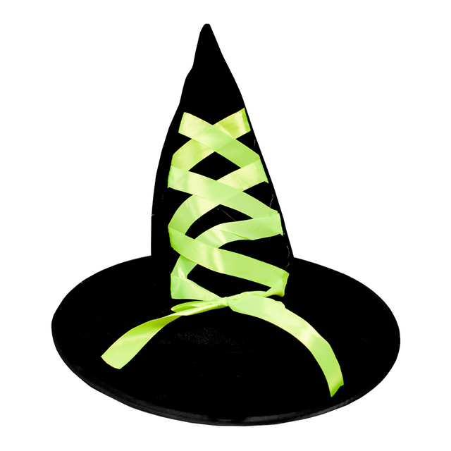 HW20 WITCH HAT WITH RIBBON (4751767076913)