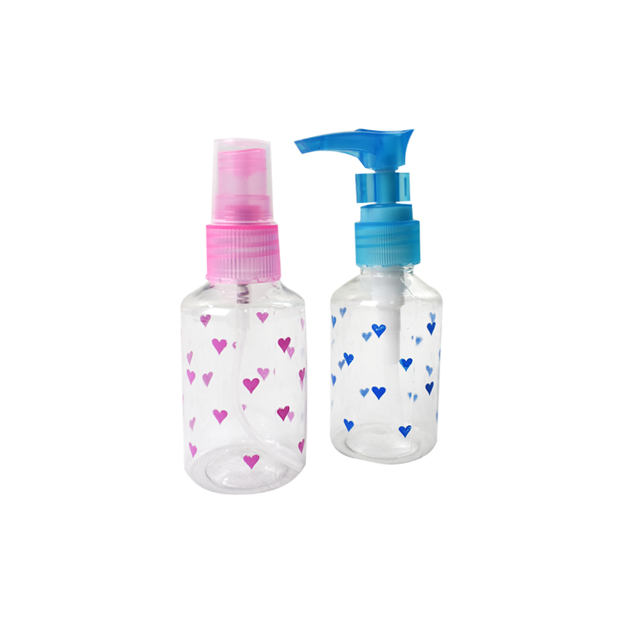 Set de 2 Botellas para Viaje 50 ml