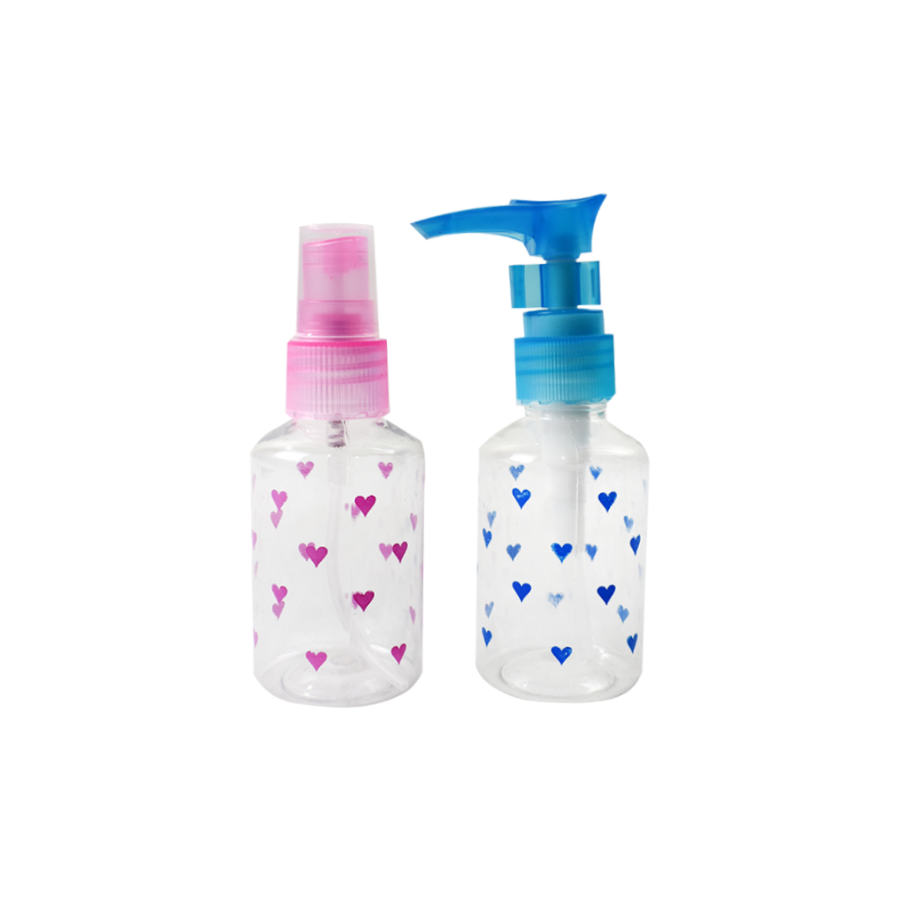 Set de 2 Botellas para Viaje 50 ml