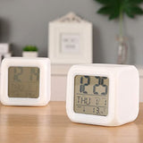 Reloj Despertador Cubo Color Led