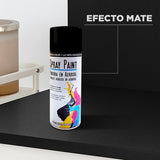 Pintura en Aerosol Color Negro Mate 400ml