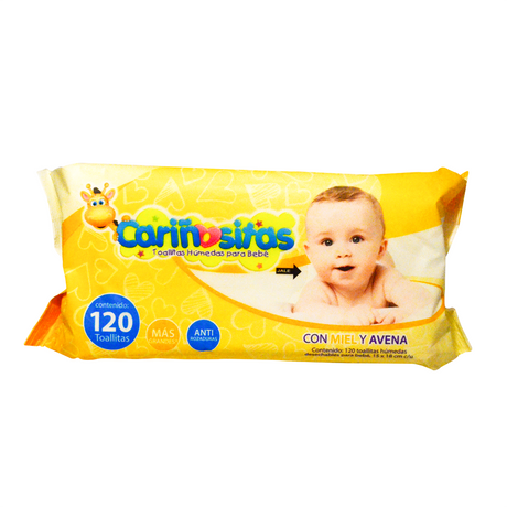 Toallitas Cariñositas Bebé 120 Piezas Miel 36g (4619476336689) (4734232363057)