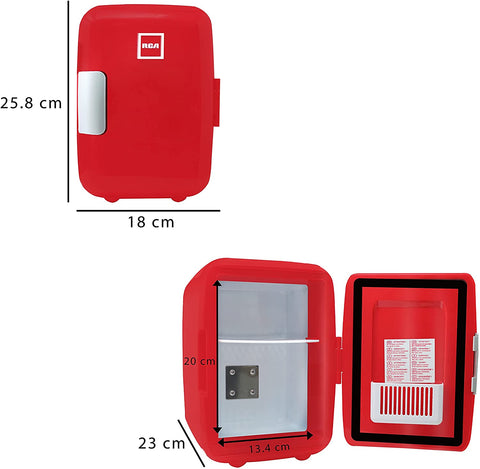 Mini Refrigerador RCA Rojo