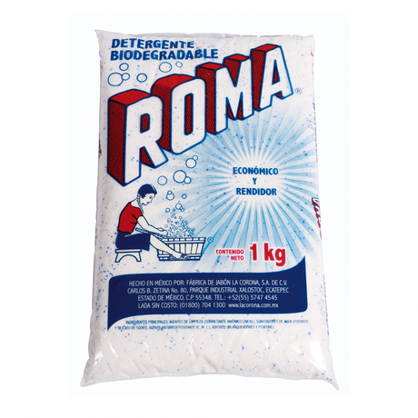 ROMA JABON PARA ROPA POLVO 1KG (4702583914545)