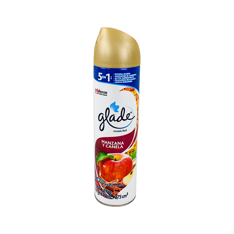 Aromatizante en Aerosol Glade Manzana y Canela 275ml