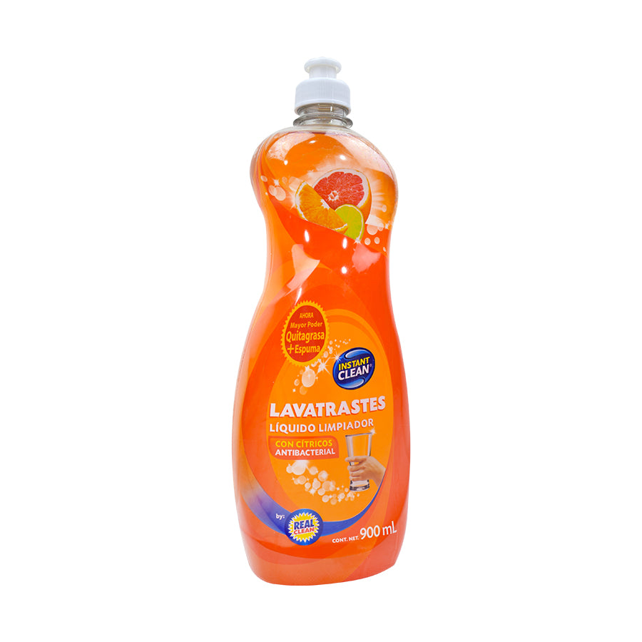 Instant Clean Lavatrastes Antibacterial con Cítricos 900ml