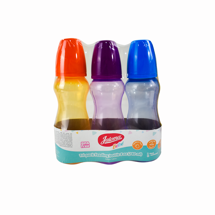 Mega Set de 3 Biberones Jaloma 240ml