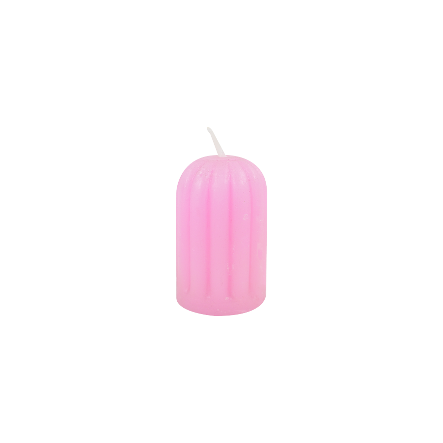 Vela Votive Oval color Rosa