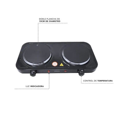 Parrilla eléctrica doble RCA (4787629097009)